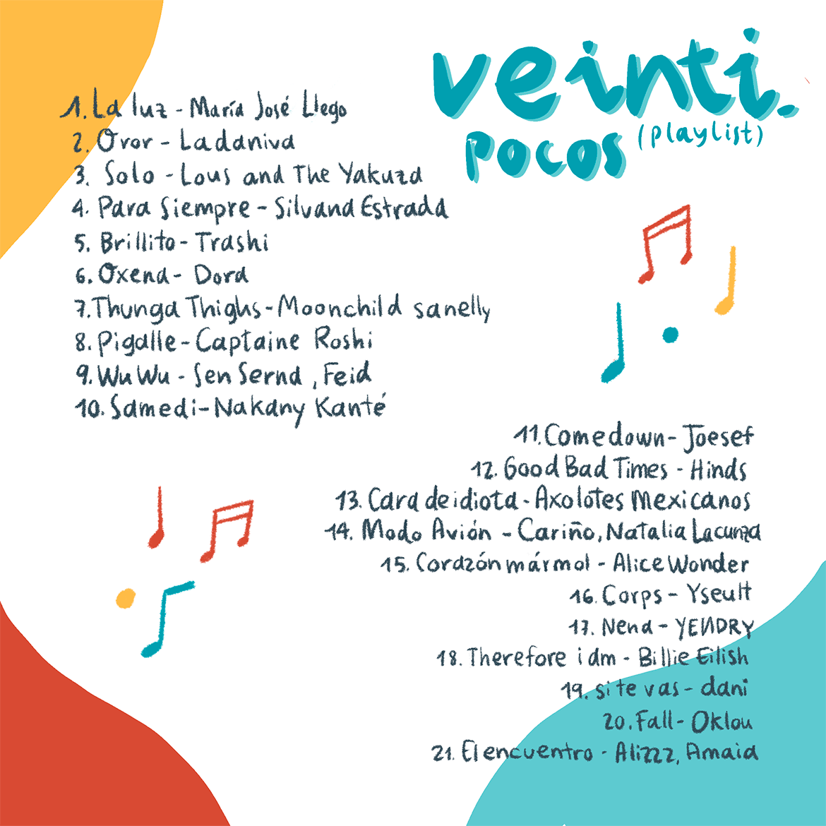 Playlist Veintipocos - Paloma